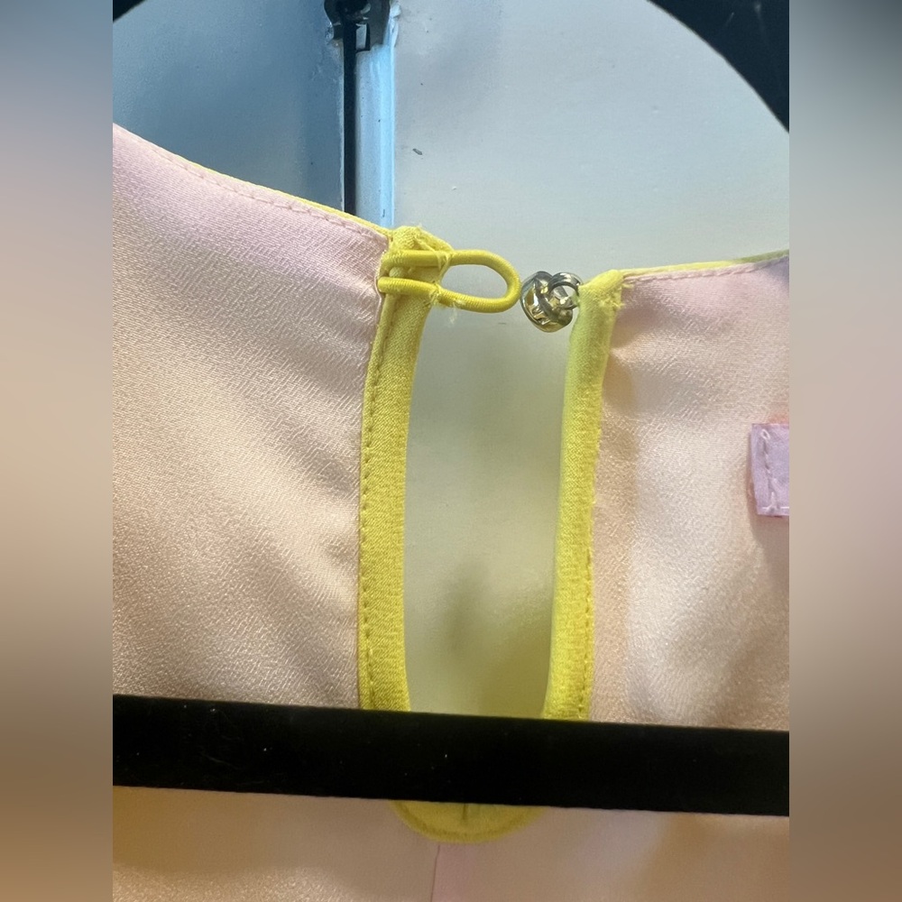 Beautiful Ted Baker Dress Vibrant Yellow Women’s UK 12 - Picture 15 of 16